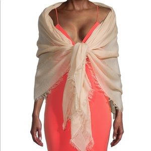 Bindya Metallic Striped Wool Scarf